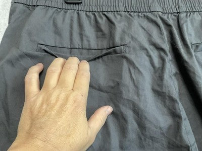 Calvin Klein Pants Mens 38x28 Gray Chino Elastic Waist Tapered Casual Fit