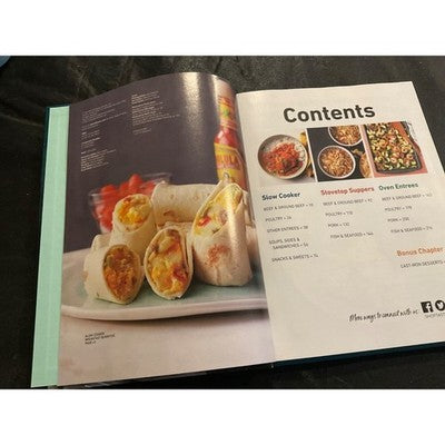 Taste of Home Everyday Slow Cooker & One-Dish Recipes Hardcover Cookbook