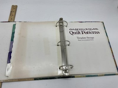 Best-Loved Quilt Patterns Binder Oxmoor House Quilting Pattern Book 3-Ring