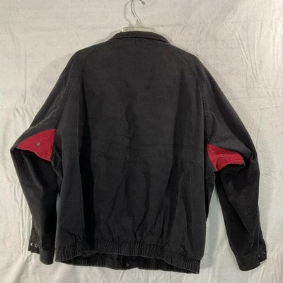 Snap-on Jacket Mens 3XL Black Canvas Bomber Quilted Insulated Full Zip Workwear