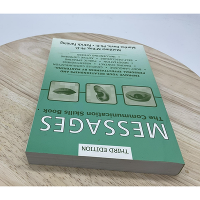 Messages The Communication Skills Book 3rd Edition Self-Help Paperback McKay