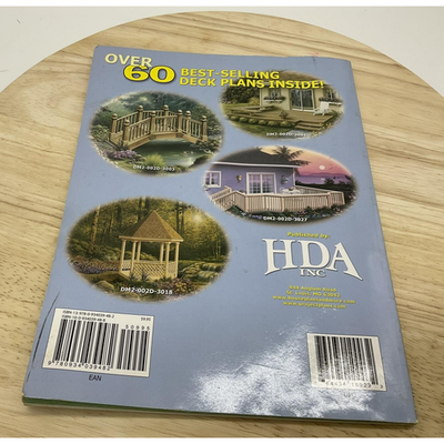 Build Your Own Deck Manual 60+ Plans DIY How-To Book UCanDo HDA Inc Softcover