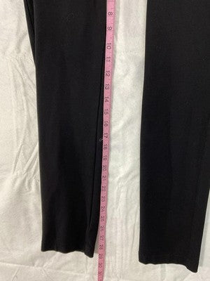Shinestar Pants Womens 2XL Black Jegging Stretch Knit Slim Leg Zip Pockets