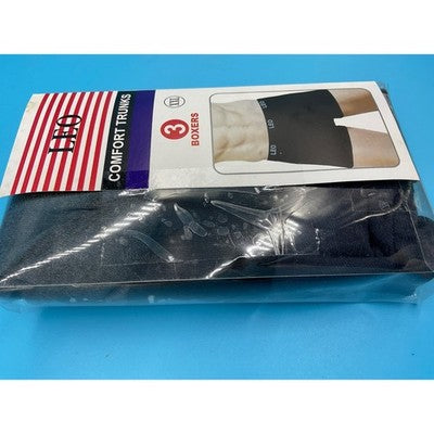 LEO Comfort Trunks Boxer Briefs XXL 3-Pack Underwear LPB-218663 Open Box