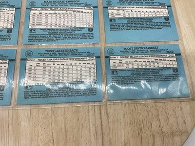 1991 Donruss Baseball 9 Cards Lot Bonilla Henderson Steinbach Minor League