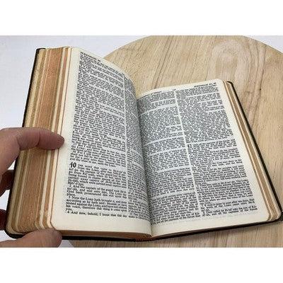 Holy Bible KJV Red Letter The World Publishing Presentation Inscription 1975