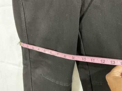 Hello Jeans Womens Small Black High Rise Straight Insulated Fleece Lined