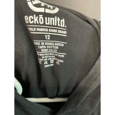 Ecko Unltd Kids Jean Shorts & Tee Size 12M Blue Denim Casual Summer Boys NWT