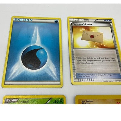 Pokemon TCG Card Lot 6pc Onix Base Set 2 Lotad Holo Jigglypuff Ralts Trainer