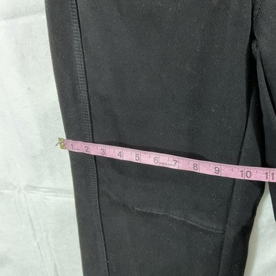 EMMIOL Jeans Womens XS Black Denim High Rise Straight Fleece Lined Thermal Warm