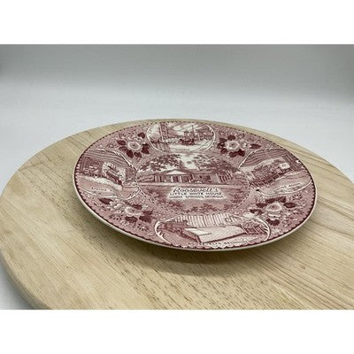 Vintage Roosevelt Little White House Warm Springs GA Staffordshire Plate England