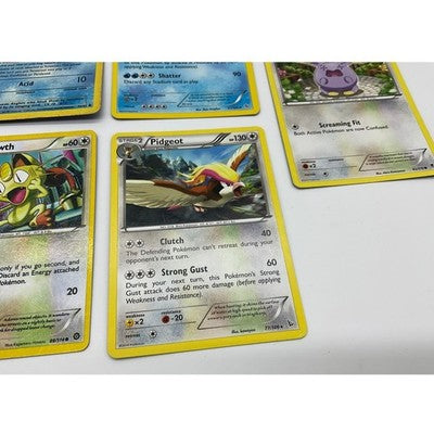 Pokemon Trading Card Lot Kids Unisex OS Multi Dark Golduck Pidgeot Meowth TCG
