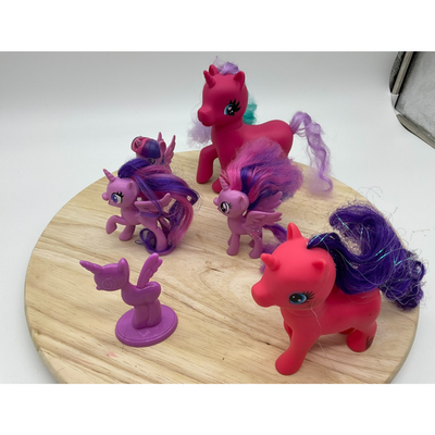My Little Pony Toys Lot of 6 Walgreens Hasbro Twilight Sparkle Unicorn Pegasus