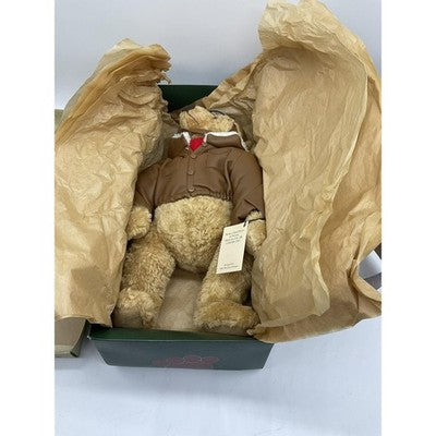 Vintage 1998 Ace Texaco Flying Pioneer Monkey Island Teddy Bear W Box Aviator