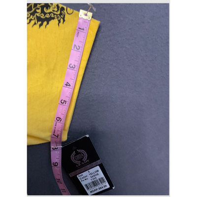CR24 Chrome Edge Mens Tee Small Yellow Dragon Print NWT $64 MSRP