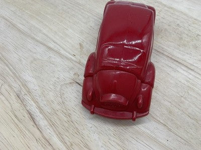 Vintage Avon Volkswagen Wild Country After Shave Car Decanter Bottle Red 4oz