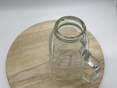 Oster Pro 1200 Blender Jar Clear Glass Square Replacement Pitcher Bowl 1.5L VTG