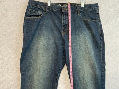 Old Navy Jeans Mens 40x32 Blue Regular Fit Straight Leg Denim 5-Pocket High Rise
