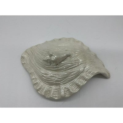 Ceramic Seashell Conch Dish REPLACEMENT LID White Coastal Beach Decor Nautical