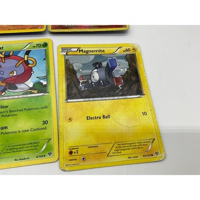 Pokemon TCG Card Lot 7pc Holo Reverse Holo Magmar Sliggoo Volbeat Magnemite
