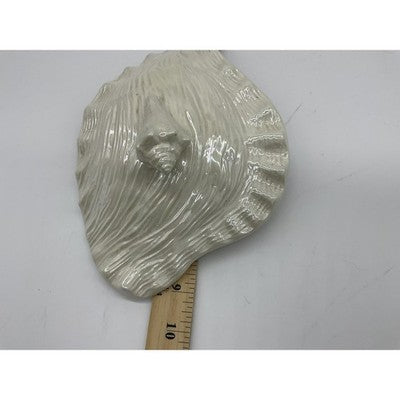 Ceramic Seashell Conch Dish REPLACEMENT LID White Coastal Beach Decor Nautical