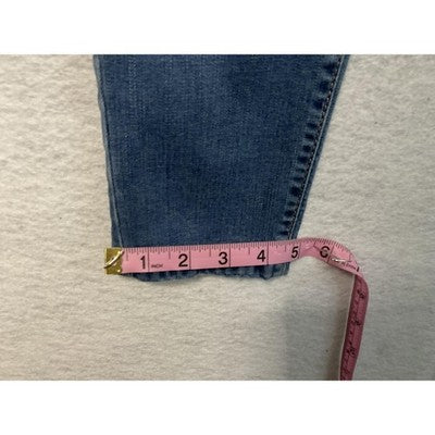 Aero Jeans Womens Blue Skinny Stretch Denim Mid Rise Five Pocket Casual