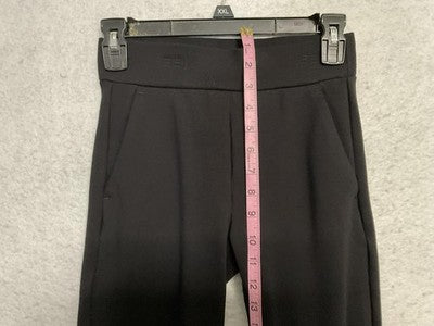 LOFT Pants Womens XXSP Black Ponte Ankle Pull On Slim Stretch Petites Career