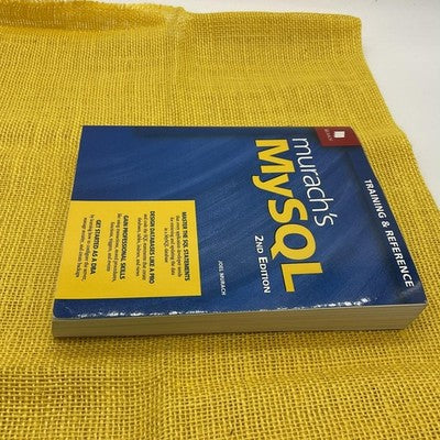 Murach's MySQL Joel Murach 2nd Edition 2015 Paperback SQL Database Training Book