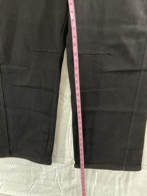 Emmioo Pants Womens 2XL Black Fleece Lined Chino Stretch Relaxed Fit Pockets