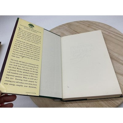 Vintage The Purpose Driven Life Rick Warren Hardcover Christian Living Book