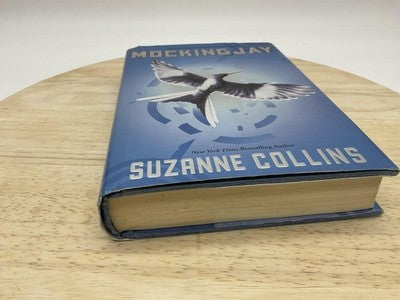 Suzanne Collins Mockingjay Hardcover First Edition 2010 Trade Scholastic Blue