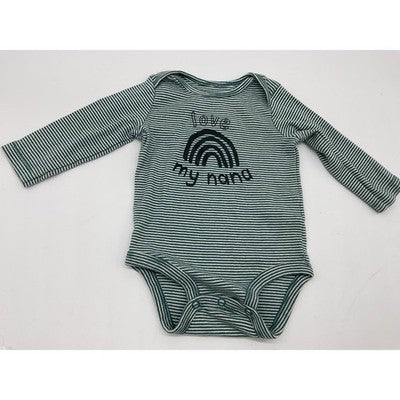 Little Me Sleeper Carter's Bodysuit Baby Boys 9 Months Sports Stripe Nana Set