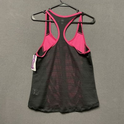 Soffe Dri Racerback Colorblock Athletic Tank Top Moisture Wicking Pink S NWT