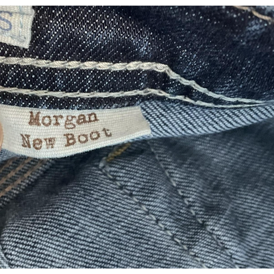 Maurices Morgan New Boot Jeans Womens 1/2 Short Dark Wash Bootcut Denim