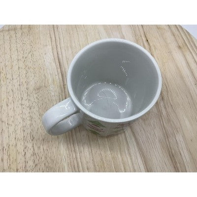 Christmas Coffee Mug Ceramic 'Have A Tree-mendous Holiday' Trees Graphic Cup VTG