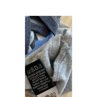Overdrive Hoodie Mens Extra Large Gray Black Paisley Stripe Lightweight Pullover