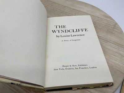 The Wyndcliffe Louise Lawrence Harpercrest YA Horror Hardcover Dust Jacket Book