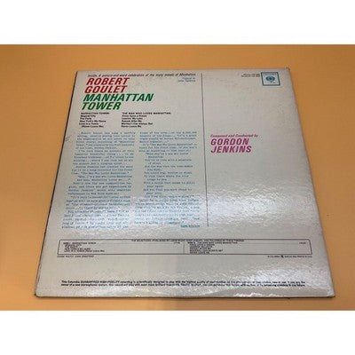 Robert Goulet Vintage 1964 LP Manhattan Tower/The Man Who Loves Manhattan Stereo
