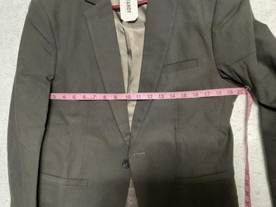 COOFANDY Blazer Men Small Brown Cotton Blend Single Button Lined Jacket New
