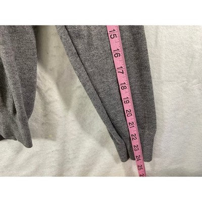 Primark Cares Sweater Women XL Grey Mock Neck Raglan Knit Pullover Basic