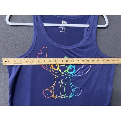 Lilo & Stitch Casual Sleep Tank Top Women XL Disney Pride Collection Graphic