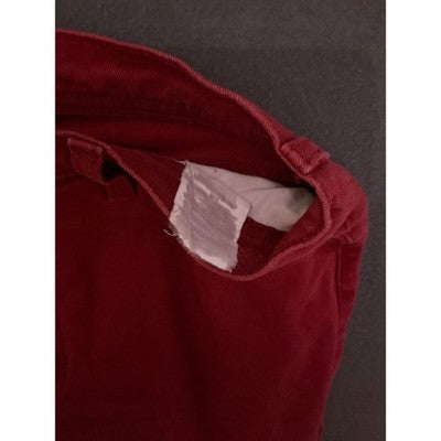 Lee Classic Fit Red Denim Pants 32x30 High Waist Cotton Blend Women’s High Waist