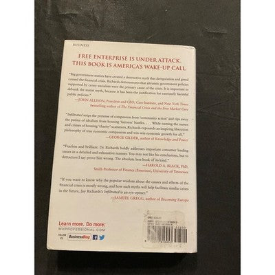 Infiltrated 2013 Jay W Richards HC Book Financial Crisis Exposé Government