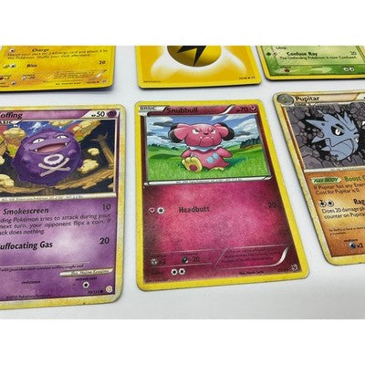 Pokemon Trading Card Lot 8pc Koffing Solrock Snubbull Pupitar Lileep Mixed Sets