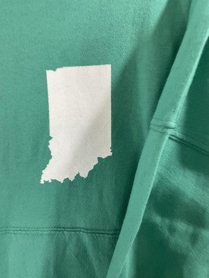 Royce Brand Indiana Shirt Womens Small Seafoam Long Sleeve Spirit Jersey 1816