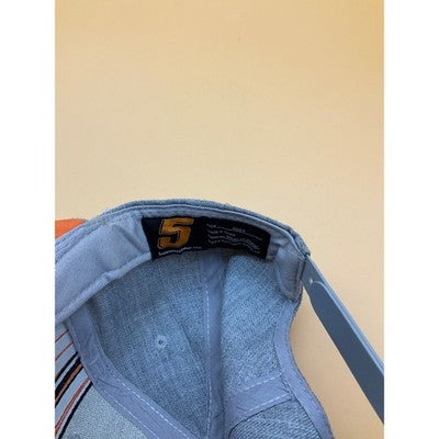 Dungey #5 Motocross Baseball Hat, Grey & Orange, Adjustable, Acrylic/Wool, 2014