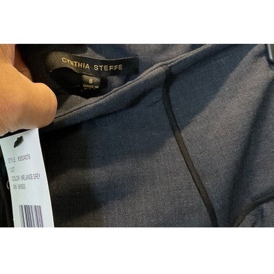 Cynthia Steffe Melange Grey Skirt Size 8 Style 83504076 Made in USA NTW -Flaw