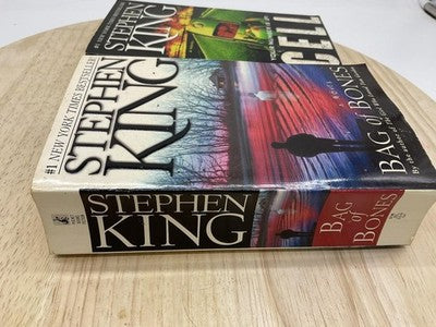 Lot 2 Stephen King Bag Of Bones Cell Adult Horror Paperback Novels Books Fiction