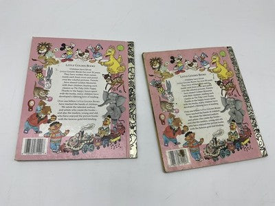 Little Golden Books Disney Little Mermaid and Winnie The Pooh Missing Bullhorn