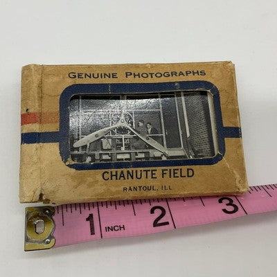 Chanute Field Rantoul ILL Vintage Souvenir Photo Booklet Tan Military Aviation
